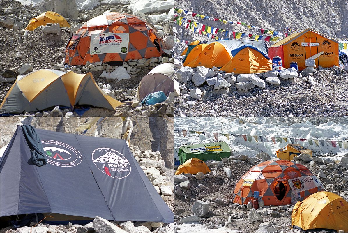 16 Expeditions At Everest Base Camp 2000 - Inventa Cleanup,  Caixa Manresa, Nepalese Women, Byron Smith